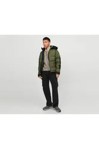 Jack Jones Jcootis Sn Erkak Kundalik Mont (Suvga chidamli) 12239001-OLIVE-NIGHT Haki-Haki - 3