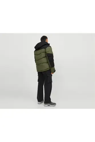 Jack Jones Jcootis Sn Erkak Kundalik Mont (Suvga chidamli) 12239001-OLIVE-NIGHT Haki-Haki - 4