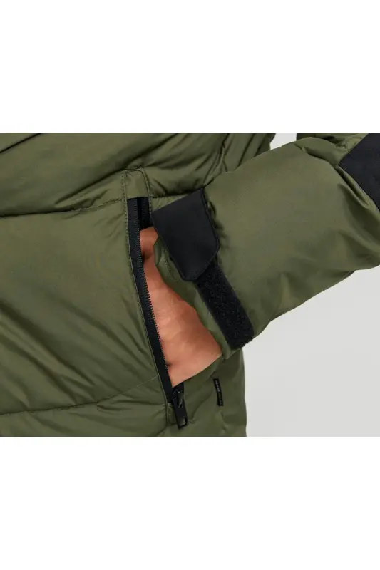 Jack Jones Jcootis Sn Erkek Günlük Mont (Suya Dayanıklı) 12239001-OLIVE-NIGHT Haki - Haki-23901 - 5