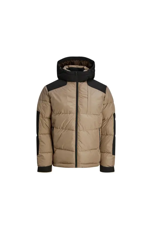 Jack Jones Jcootis Sn Men's Casual Coat (Water Resistant) 12239001-MOUNTAIN-TRAIL Cream - JJJ-1 - 1
