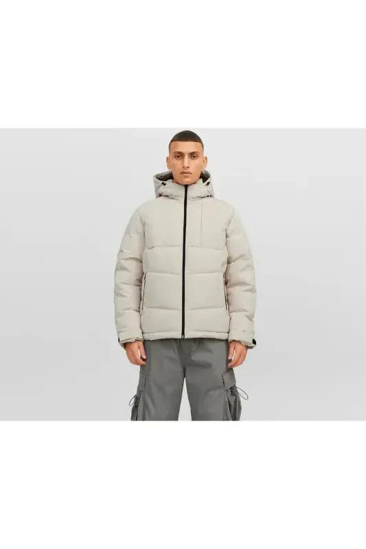 Jack Jones Jcootis Sn Мужская Повседневная Куртка (Водостойкая) 12239001-MOONBEAM Крем-2301 - 7