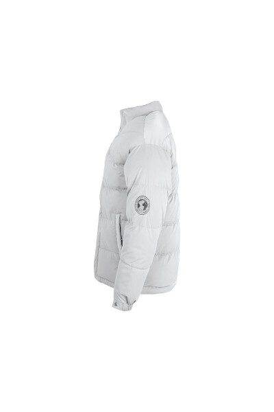 Jack Jones Jcoreflect Puffer Erkek Günlük Mont 12241177-HIGH-RISE Gri-1177 - 2