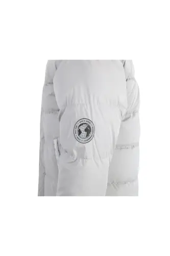 Jack Jones Jcoreflect Puffer Erkek Günlük Mont 12241177-HIGH-RISE Gri - Gri-122HG - 4