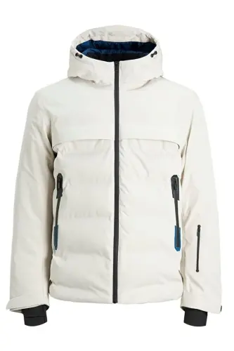 Jack Jones Jcotarwin Puffer Men's Casual Jacket 12225287-MOONBEAM White-8712M 