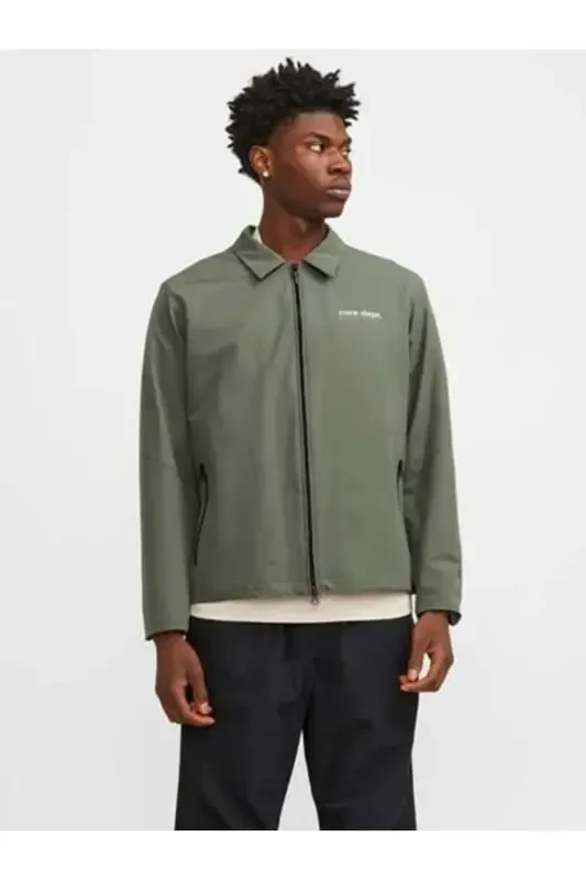 Jack Jones Jcotrack Shacket Men's Green Jacket - 1