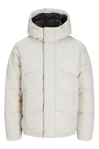 Jack Jones Jhworld Puffer Erkek Günlük Mont 12259850-MOONBEAM Bej - MOON9850-Bej - 1