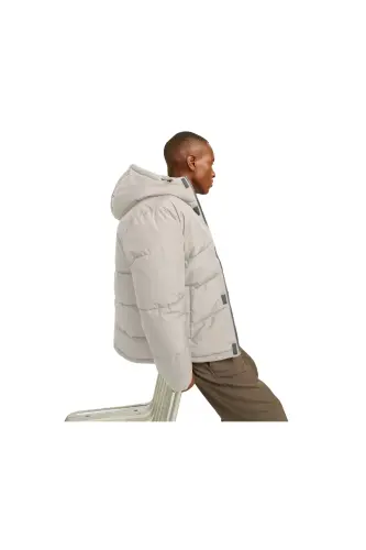 Jack Jones Jhworld Puffer Erkek Günlük Mont 12259850-MOONBEAM Bej - MOON9850-Bej - 3