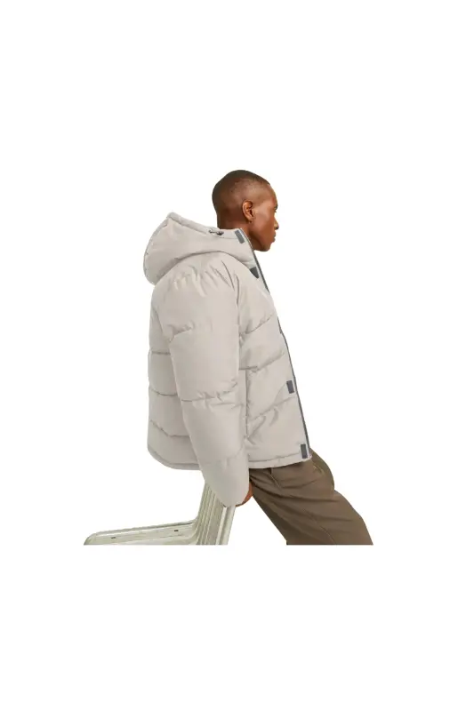 Jack Jones Jhworld Puffer Erkek Günlük Mont 12259850-MOONBEAM Bej - MOON9850-Bej - 3