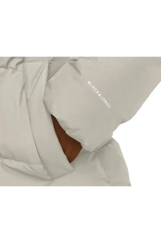 Jack Jones Jhworld Puffer Erkek Günlük Mont 12259850-MOONBEAM Bej-MOON9850 - 5