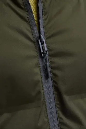 Jack Jones Jhworld Puffer Erkek Günlük Mont 12259850-MULCH Haki-59850 - 5