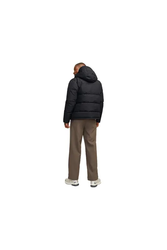 Jack Jones Jhworld Puffer Jacket Erkek Günlük Mont 12259850-BLACK Siyah - 850-BLCK - 3