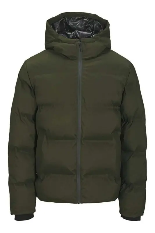 Jack Jones Jhworld Puffer Мужская Повседневная Куртка 12259850-MULCH Haki-59850 - 2