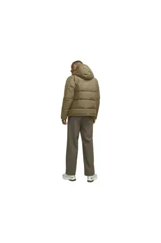 Jack Jones Jhworld Puffer Мужская Повседневная Куртка 12259850-MULCH Haki-59850 - 5