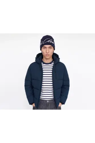 Jack Jones JJEBECKS PUFFER SN Erkek Günlük Mont 12298858-SKY-CAPTAIN Lacivert - JJJ-04 - 4