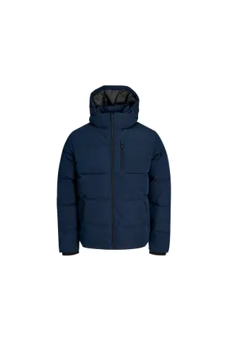 Jack Jones JJEBECKS PUFFER SN Erkek Günlük Mont 12298858-SKY-CAPTAIN Lacivert - JJJ-04 - 5