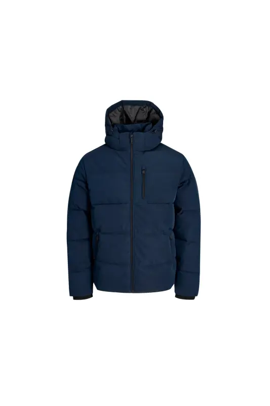 Jack Jones JJEBECKS PUFFER SN Erkek Günlük Mont 12298858-SKY-CAPTAIN Lacivert - JJJ-04 - 5