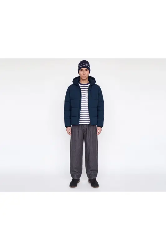 Jack Jones JJEBECKS PUFFER SN Erkek Günlük Mont 12298858-SKY-CAPTAIN Lacivert - JJJ-04 - 6
