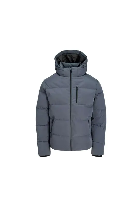 Jack Jones JJEBECKS PUFFER SN Erkek Günlük Mont 12298858-TURBULENCE Turuncu - JJJ-05 - 2