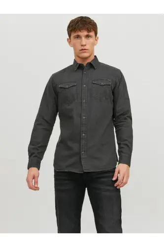Jack & Jones Jjesheridan L/s Noos Erkek Gömlek - 12138115 - 4
