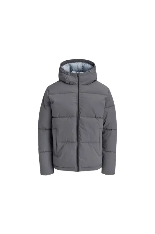 Jack Jones JJGALAXY PUFFER JACKET Erkek Outdoor Montu 12303930-ASPHALT Gri - JJJ-07 - 3
