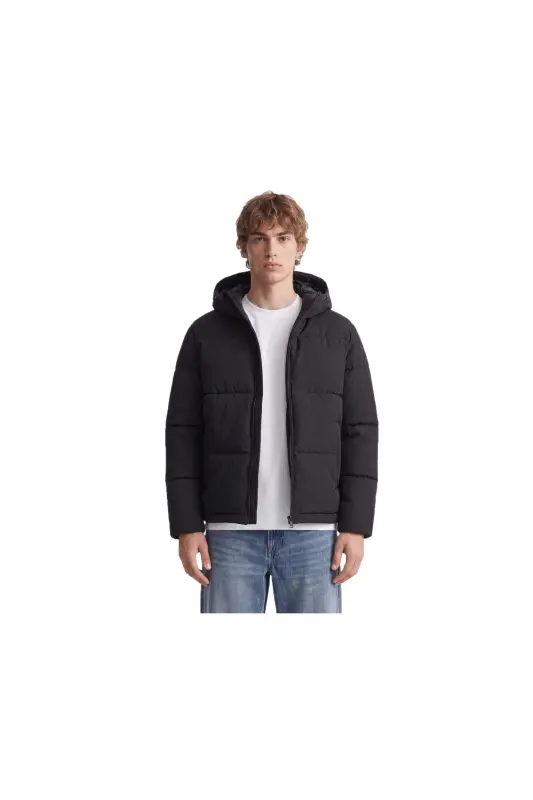 Jack Jones JJGALAXY PUFFER JACKET Erkek Outdoor Montu 12303930-BLACK Siyah - JJJ-08 - 2