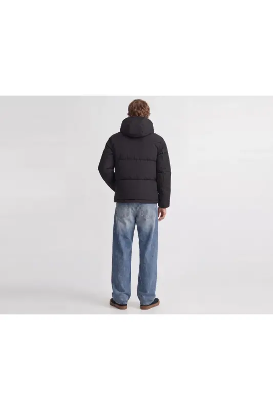 Jack Jones JJGALAXY PUFFER JACKET Erkek Outdoor Montu 12303930-BLACK Siyah - JJJ-08 - 7
