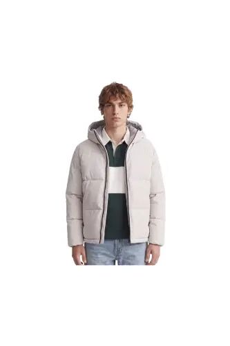 Jack Jones JJGALAXY PUFFER JACKET Erkek Outdoor Montu 12303930-MOONBEAM Beyaz - JJJ-09 - Jack & Jones (1)