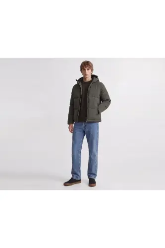 Jack Jones JJGALAXY PUFFER JACKET Erkek Outdoor Montu 12303930-ROSIN Sarı - JJJ-010 - 6