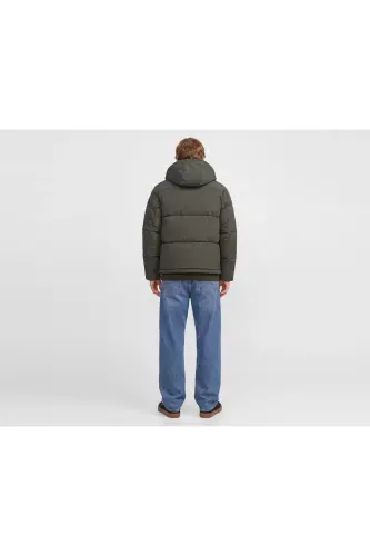 Jack Jones JJGALAXY PUFFER JACKET Erkek Outdoor Montu 12303930-ROSIN Sarı - JJJ-010 - 7