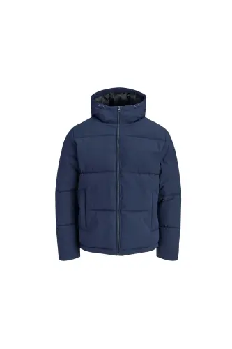 Jack Jones JJGALAXY PUFFER JACKET Erkek Outdoor Montu 12303930-SKY-CAPTAIN Lacivert - JJJ-011 - 3