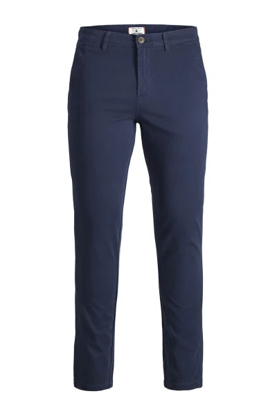 Jack Jones Jjımarco Men's Pants Navy Blue - 8