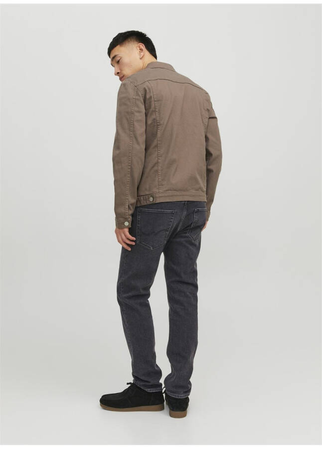 Jack & Jones JJIMIKE JJORIGINAL AM 389 NOOS Qora Erkaklar uchun Standart Bel Tapered Fit Denim Shimlar - 16