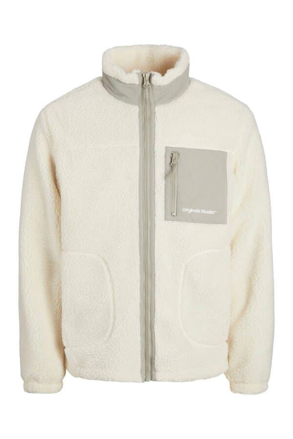 Jack Jones Jorvesterbro Teddy Jacket, Men's Beige Jacket, 12260450-06 - 7