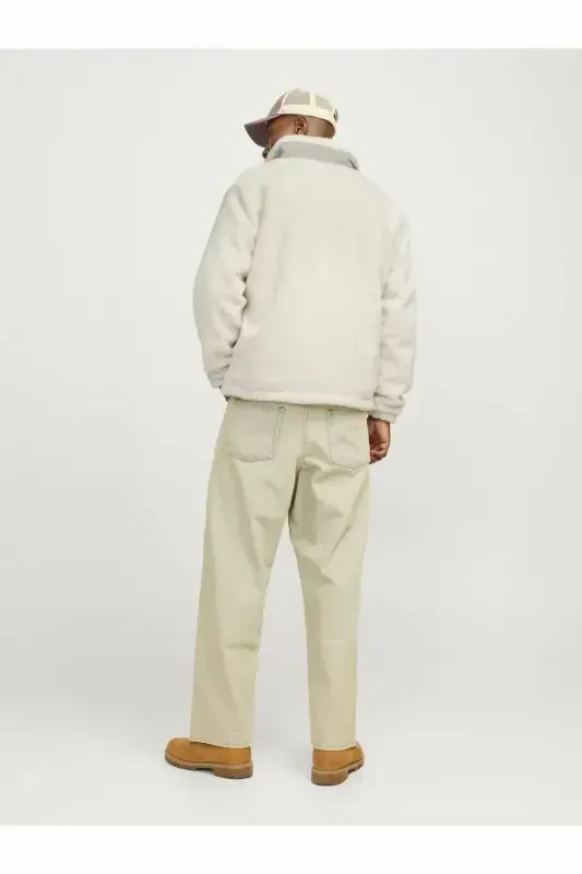 Jack Jones Jorvesterbro Teddy Jacket, Men's Beige Jacket, 12260450-06 - 1