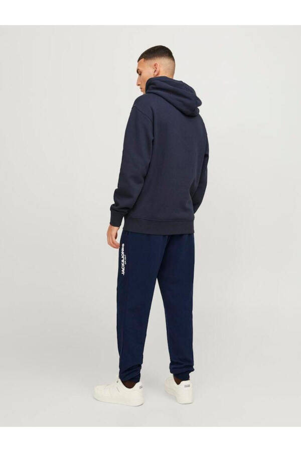 Jack & Jones JPSTGORDON JJGALE Sweat Pants NAF NavyBlazer Erkaklar uchun Sport Shimlari - 4