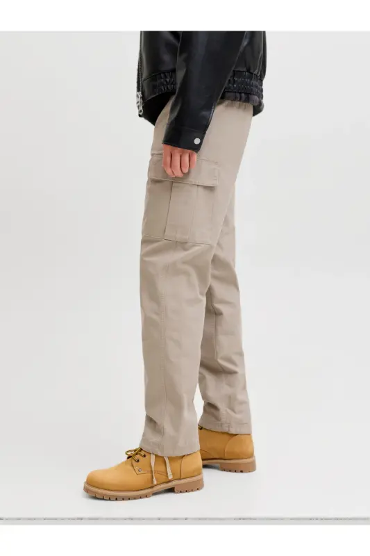 Jack Jones Jpstkane Barkley Cargo Pant Noos Erkek Kahverengi Pantolon 12258150-15-Crockery - 2