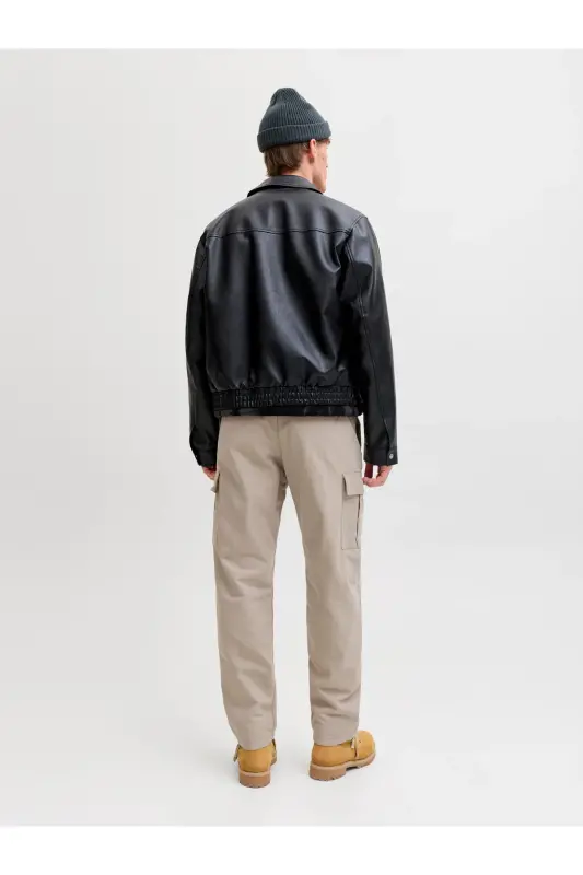 Jack Jones Jpstkane Barkley Cargo Pant Noos Erkek Kahverengi Pantolon 12258150-15-Crockery - 4