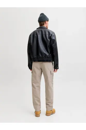 Jack Jones Jpstkane Barkley Cargo Pant Noos Erkek Kahverengi Pantolon 12258150-15-Crockery - 4