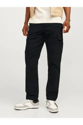 Jack Jones Jpstkane Barkley Cargo Pant Noos Erkek Siyah Pantolon 12258150-02 - Siyah1 - 1
