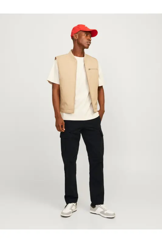 Jack Jones Jpstkane Barkley Cargo Pant Noos Erkek Siyah Pantolon 12258150-02 - Siyah1 - 3