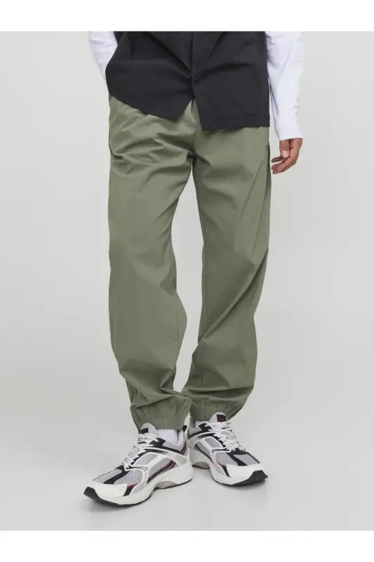 Jack Jones Jpstkarl Jjhook Jogger Ln Men's Green Pants - JACK & JONES