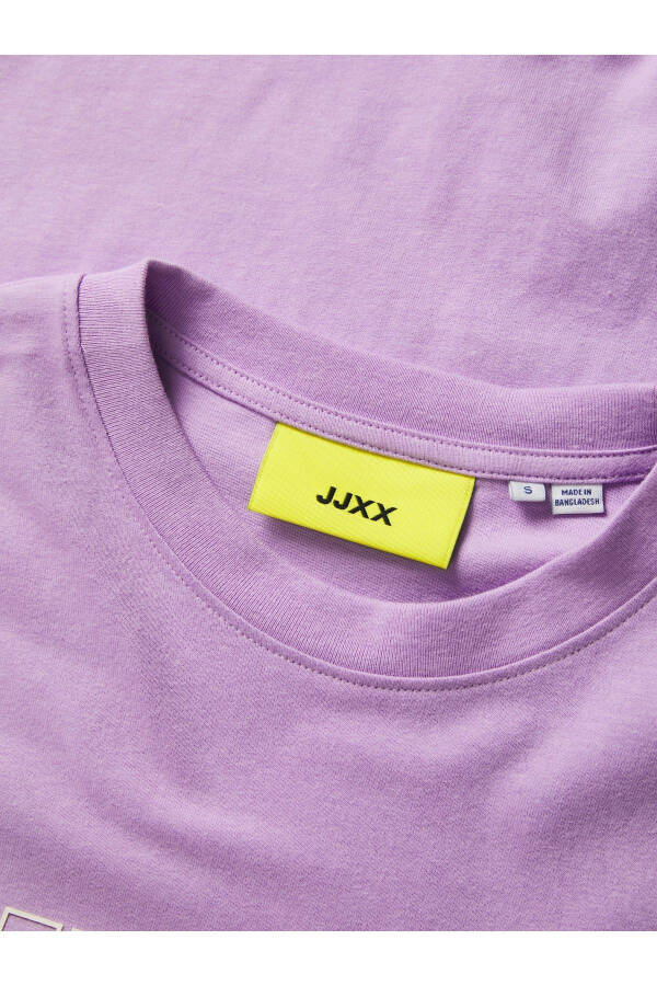 Jack Jones Jxınez Rlx Ss Tee Jrs Purple Tshirt - 3
