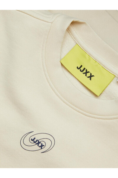 Jack Jones Jxjada Kadın Beyaz Sweatshirt - 5