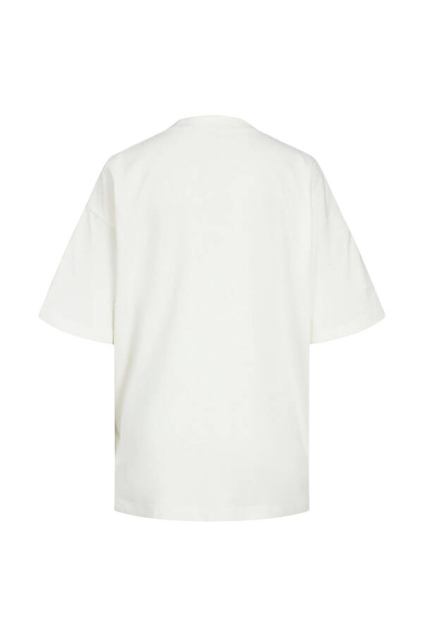 Jack Jones Jxvalerıa Ovs Ss Tee Jrs Sn Women's Beige T-shirt - 8