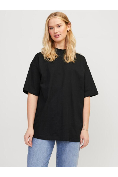 Jack Jones Jxvalerıa Ovs Ss Tee Jrs Sn Women's Black Tshirt - 1