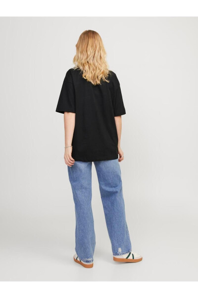 Jack Jones Jxvalerıa Ovs Ss Tee Jrs Sn Women's Black Tshirt - 4