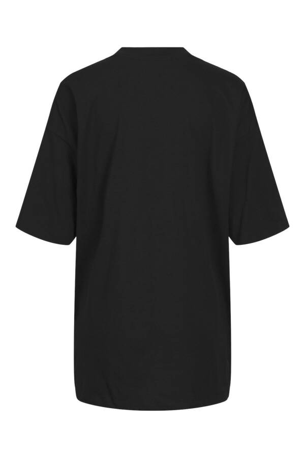 Jack Jones Jxvalerıa Ovs Ss Tee Jrs Sn Женская черная футболка - 8