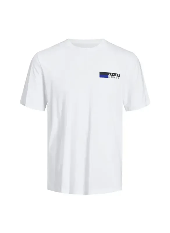 Jack & Jones Круглый Вырез Белый Мужской T-Shirt JJECORP LOGO TEE PLAY SS O-NECK NOO - 7