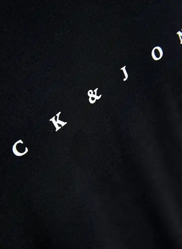 Jack & Jones Круглый Вырез Черная Мужская Футболка JJESTAR JJ TEE SS NOOS - 3