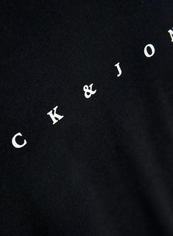 Jack & Jones Круглый Вырез Черная Мужская Футболка JJESTAR JJ TEE SS NOOS - 3